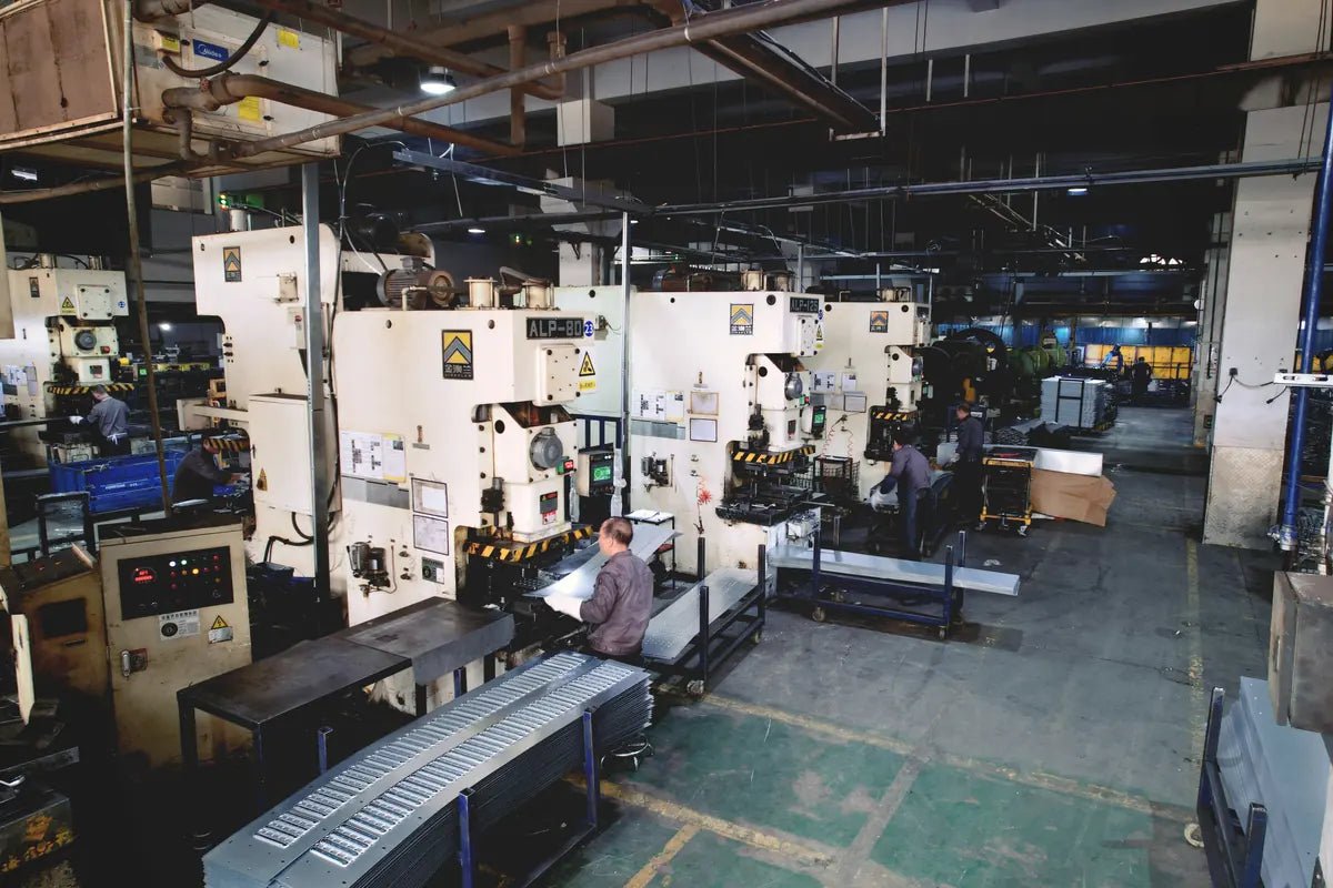 LANSHUO metal stamping production line for industrial storage products