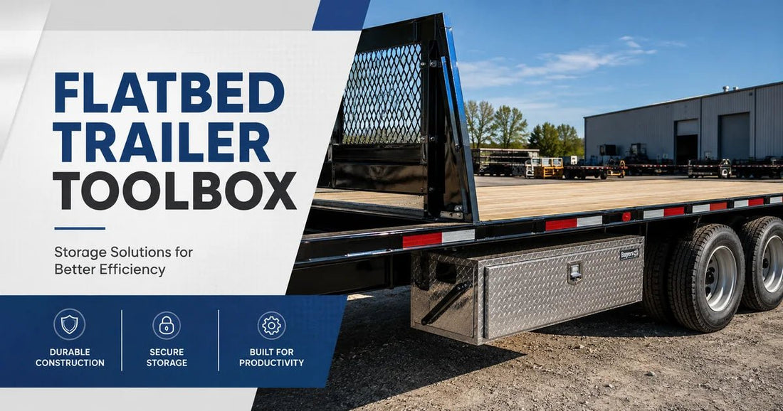 Flatbed Trailer Toolbox: Storage Solutions for Better Efficiency - LANSHUO