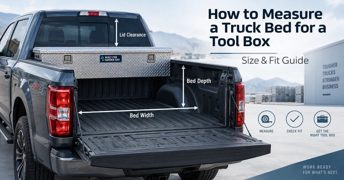 How to Measure a Truck Bed for a Tool Box: Size & Fit Guide - LANSHUO