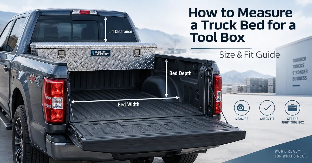 How to Measure a Truck Bed for a Tool Box: Size & Fit Guide - LANSHUO