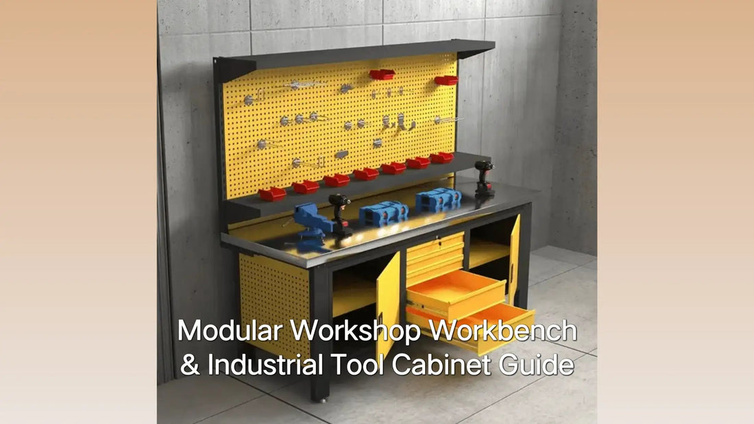 Modular Workshop Workbench & Industrial Tool Cabinet Guide - LANSHUO