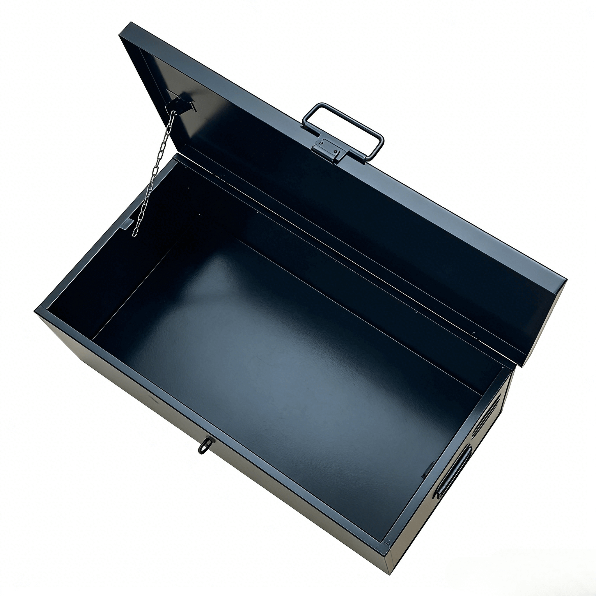 Model 202004 Industrial 30-Inch Heavy Duty Metal Toolbox | Precision CNC Sheet Metal Welded Truck Chest | Waterproof & Shockproof Trailer Storage Box | Custom Lanshuo Fabrication