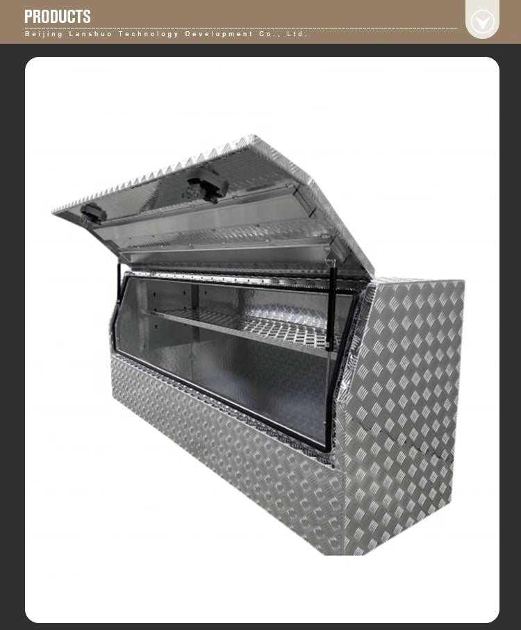 201100 Aluminum Truck Storage Chest with Optional Drawers - LANSHUO