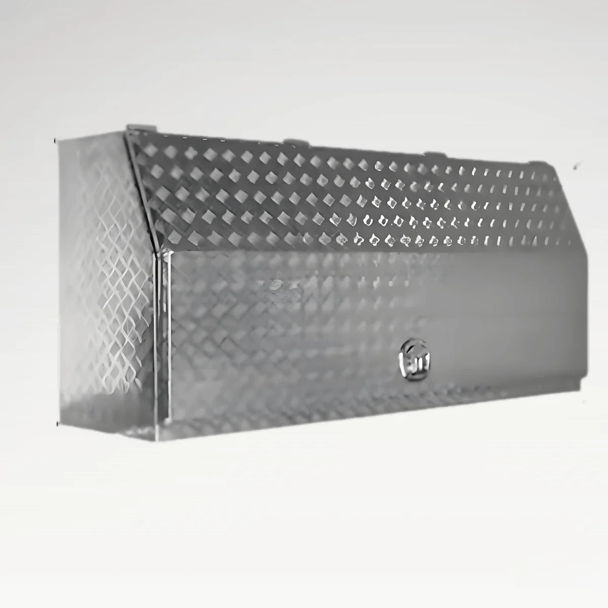 LANSHUO 201100 waterproof aluminum truck tool box with diamond plate body and recessed T-lock