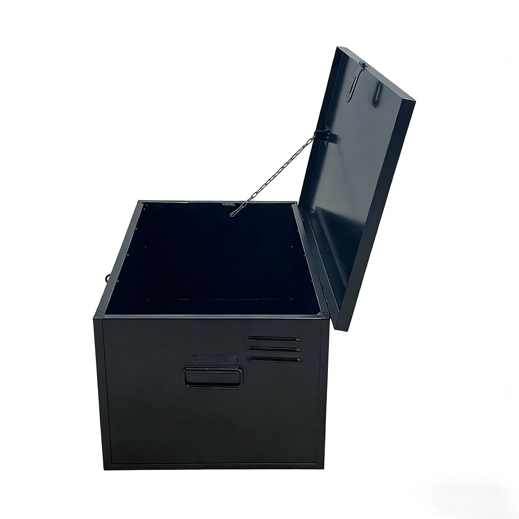 Model 202004 Industrial 30-Inch Heavy Duty Metal Toolbox | Precision CNC Sheet Metal Welded Truck Chest | Waterproof & Shockproof Trailer Storage Box | Custom Lanshuo Fabrication