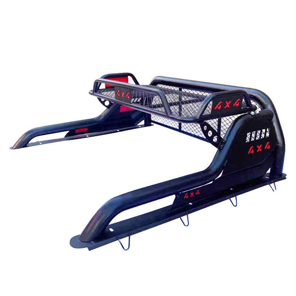Machine Gun Style Roll Bar for Great Wall Poer | 4x4 Heavy Duty Pickup Bed Cage | Galvanized Iron Pipe Protective Gantry | Off-road Exterior Accessories | Model AG-3