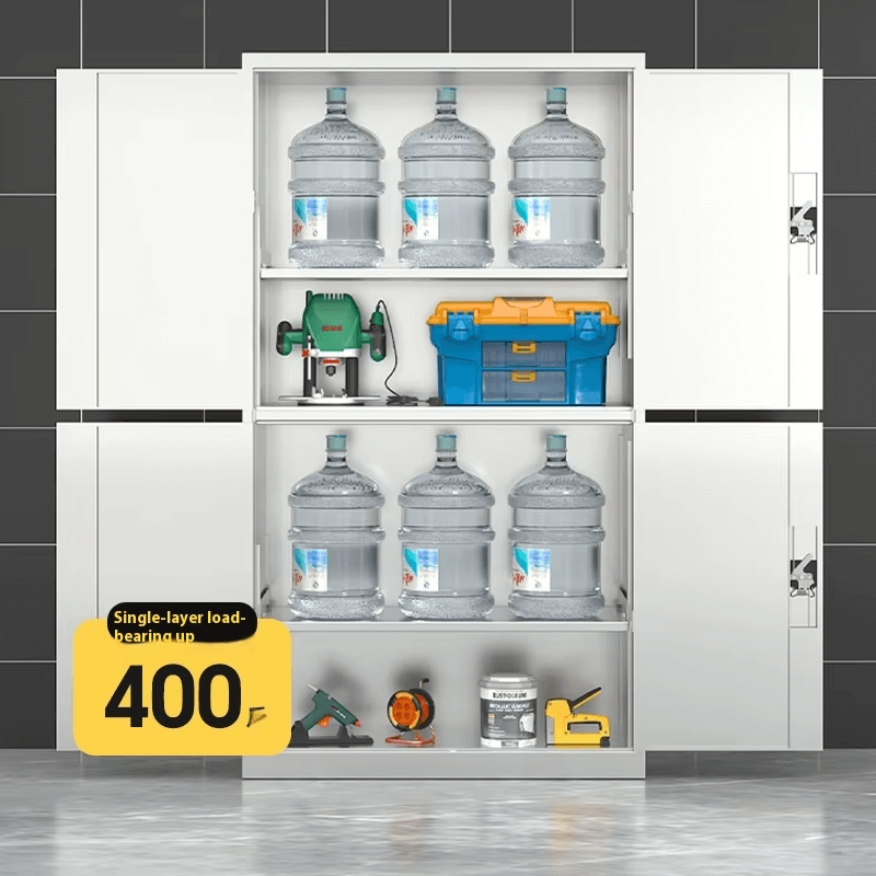 PBD-30 Industrial Metal Tool Organizer Cabinet | High-Capacity Pegboard Maintenance Storage | 100KG Capacity Customizable Workshop System with 3 Drawers & Adjustable Shelves