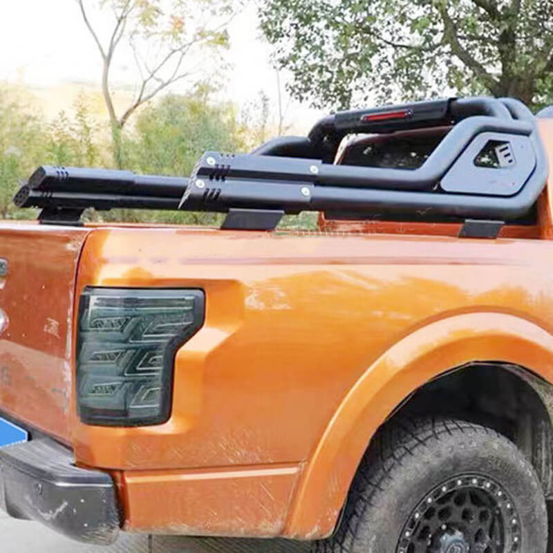 Premium Heavy-Duty Carbon Steel Roll Bar for Isuzu D-Max | Adjustable Off-road Gantry Rack | Universal Pickup Truck Bed Protection Exterior Accessories