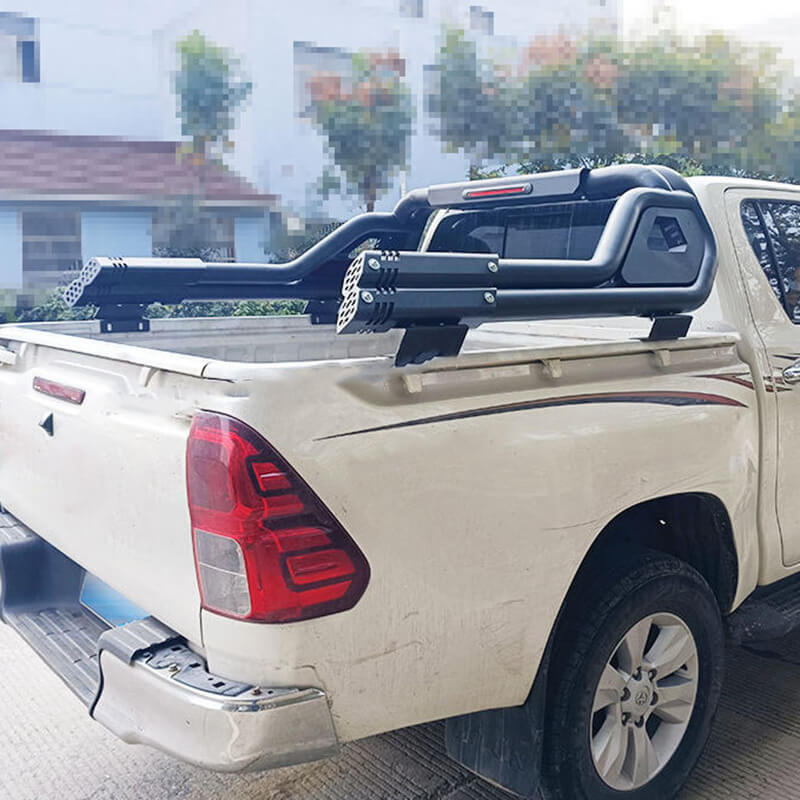 Premium Heavy-Duty Carbon Steel Roll Bar for Isuzu D-Max | Adjustable Off-road Gantry Rack | Universal Pickup Truck Bed Protection Exterior Accessories