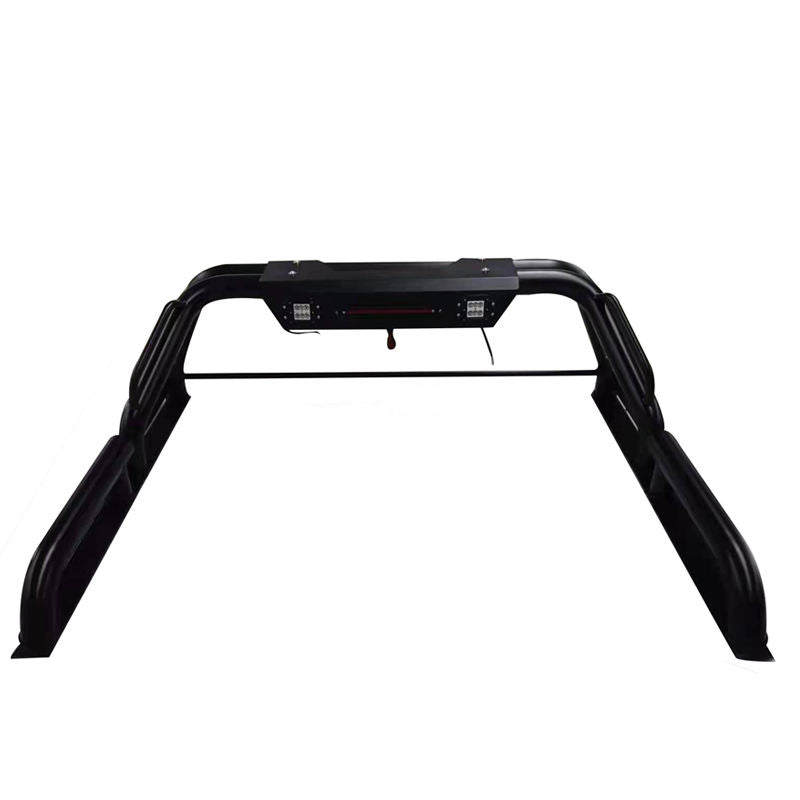 Universal 4x4 Pickup Sport Roll Bar | Fits Hilux, D-Max, Ram, Navara & Great Wall Poer | Galvanized Iron Pipe Bed Cage | Off-Road Truck Gantry - Model AG-6