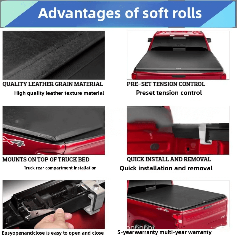 Retractable Aluminum Roller Shutter for Isuzu D-Max | Pickup Truck Tonneau Cover with Side Railing | Anti-Theft & Waterproof Bed Lid | Model PKXG-12