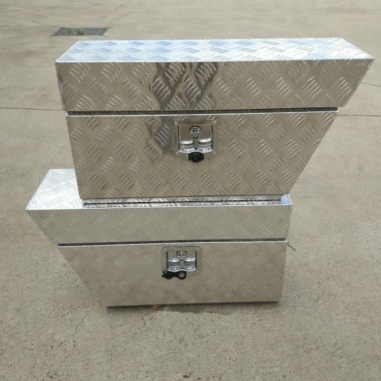 Custom Size Aluminium Under Tray Ute Tool Box Waterproof Vehicle Chest Storage with T - Lock for Secure Protection - AutoToolCabinets