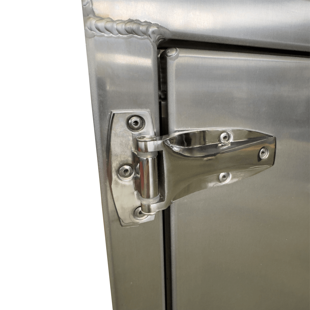 Customizable Heavy Duty Aluminum Tool Box for Flatbed Truck & Trailer — 60”x24”x24” / Multiple Sizes Available - AutoToolCabinets