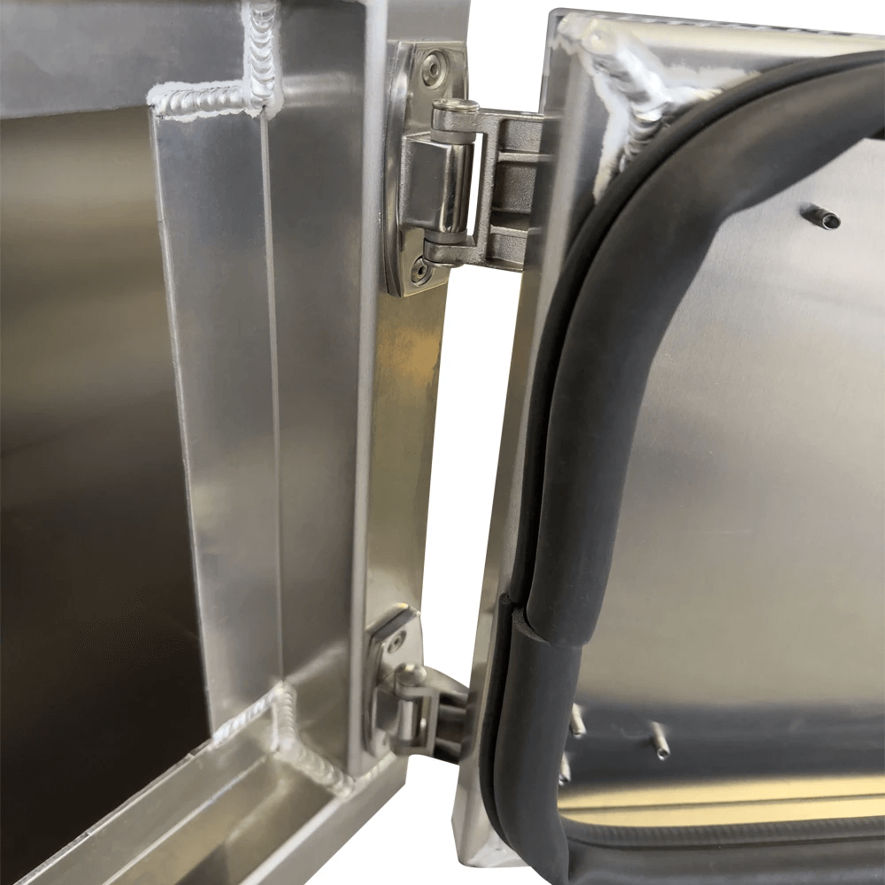 Customizable Heavy Duty Aluminum Tool Box for Flatbed Truck & Trailer — 60”x24”x24” / Multiple Sizes Available - AutoToolCabinets