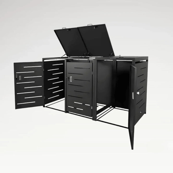 GS-4 Double Wheelie Bin Storage Enclosure