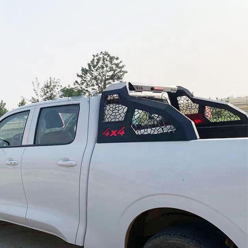 Heavy - Duty Black Universal 4x4 Sport Truck Roll Bar | Galvanized Steel Pickup Bed Gantry Rack | Off - road Protector & Decorative Roll Cage | Model AG - 8 - AutoToolCabinets