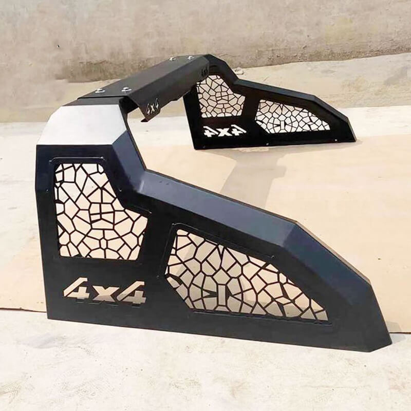 Heavy - Duty Black Universal 4x4 Sport Truck Roll Bar | Galvanized Steel Pickup Bed Gantry Rack | Off - road Protector & Decorative Roll Cage | Model AG - 8 - AutoToolCabinets