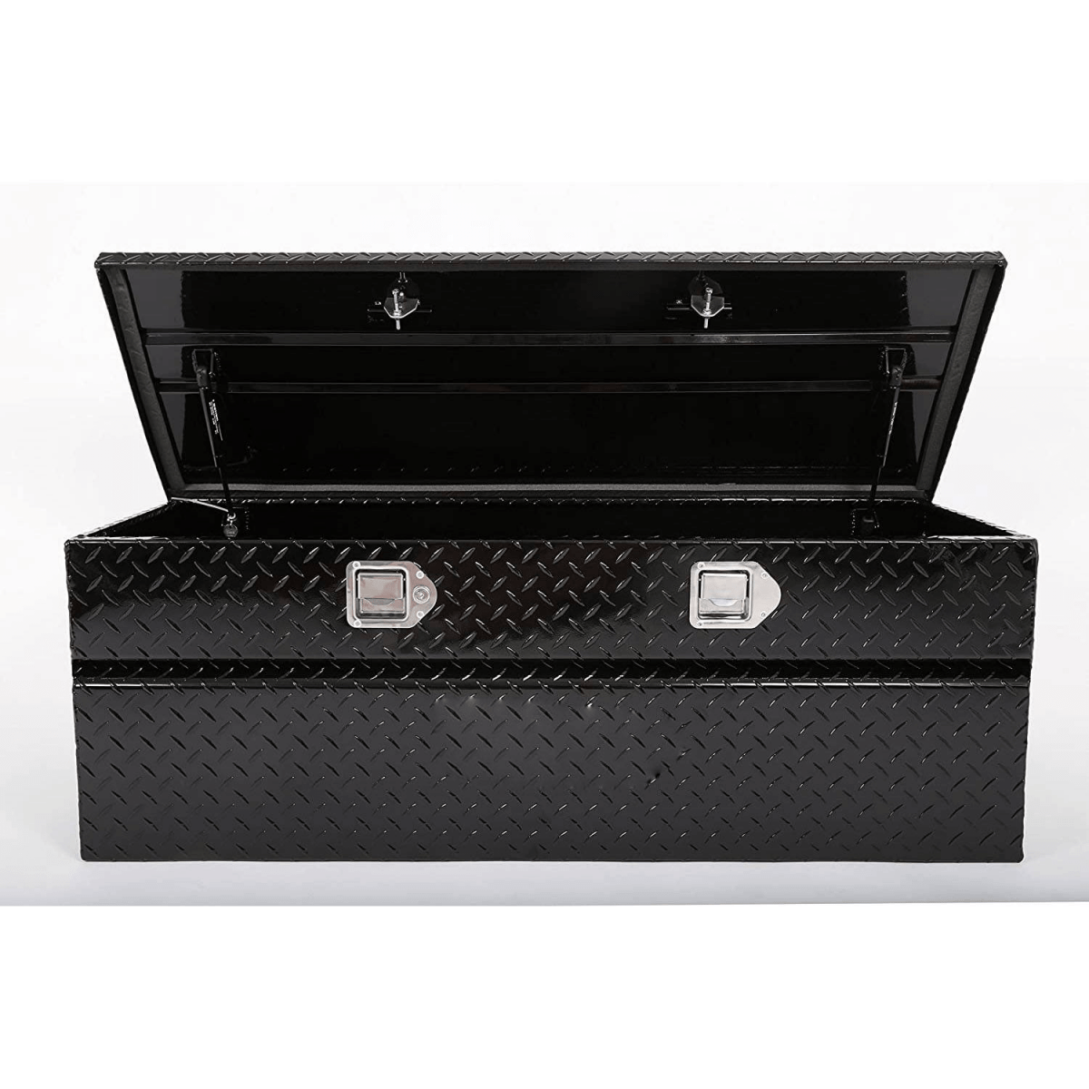 Heavy Duty Underbody Aluminum Tool Box – Diamond Plate Ute Toolbox for Pickup Trucks, Under Tray Installation, Custom Size & Logo Supported - AutoToolCabinets
