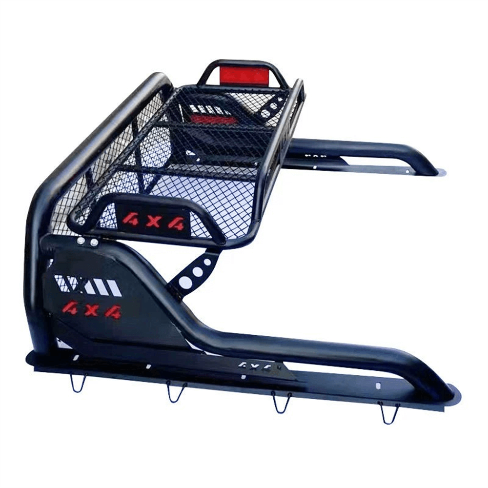 Machine Gun Style Roll Bar for Great Wall Poer | 4x4 Heavy Duty Pickup Bed Cage | Galvanized Iron Pipe Protective Gantry | Off - road Exterior Accessories | Model AG - 3 - AutoToolCabinets