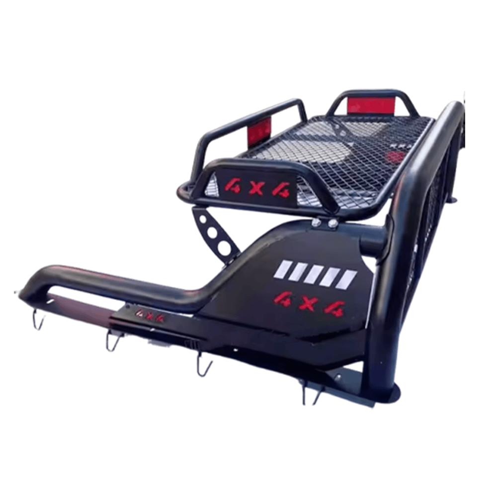 Machine Gun Style Roll Bar for Great Wall Poer | 4x4 Heavy Duty Pickup Bed Cage | Galvanized Iron Pipe Protective Gantry | Off - road Exterior Accessories | Model AG - 3 - AutoToolCabinets