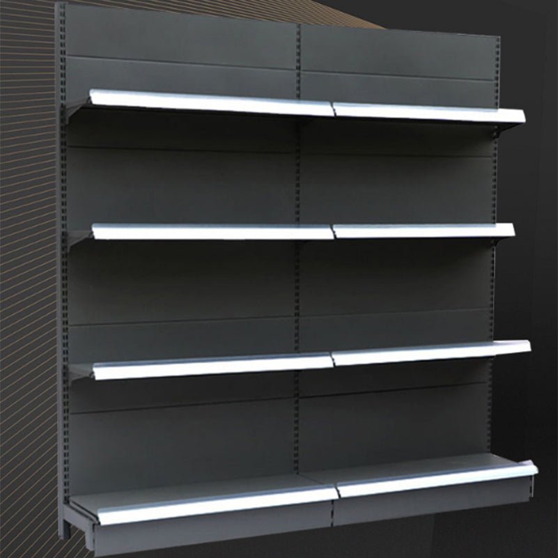 PBD - 21 Industrial Single - Sided Supermarket Shelves | 2.5m Tall Retail Display Rack | 2.5mm Heavy - Duty Steel Gondola Shelving | 100kg Capacity Grocery Shelving System - AutoToolCabinets