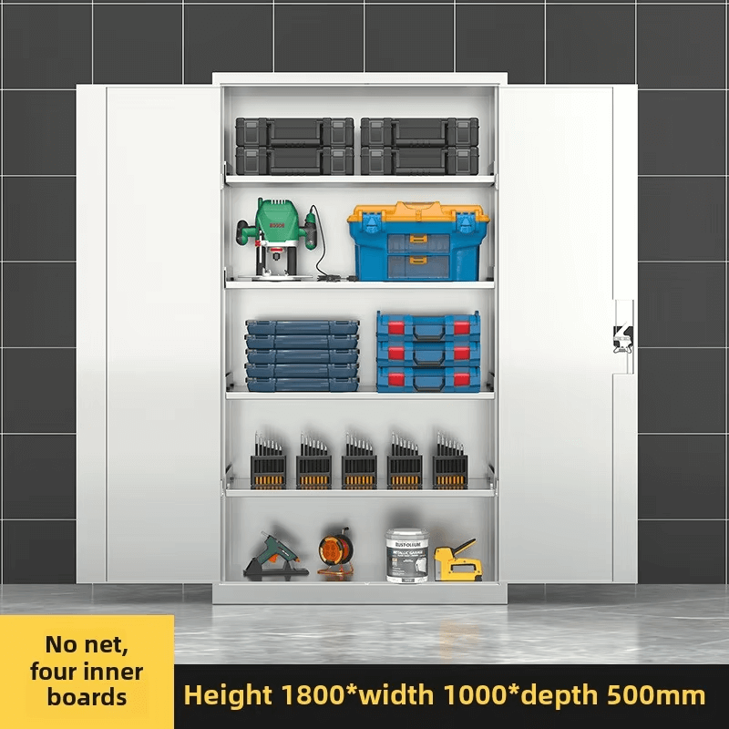 PBD - 30 Industrial Metal Tool Organizer Cabinet | High - Capacity Pegboard Maintenance Storage | 100KG Capacity Customizable Workshop System with 3 Drawers & Adjustable Shelves - AutoToolCabinets