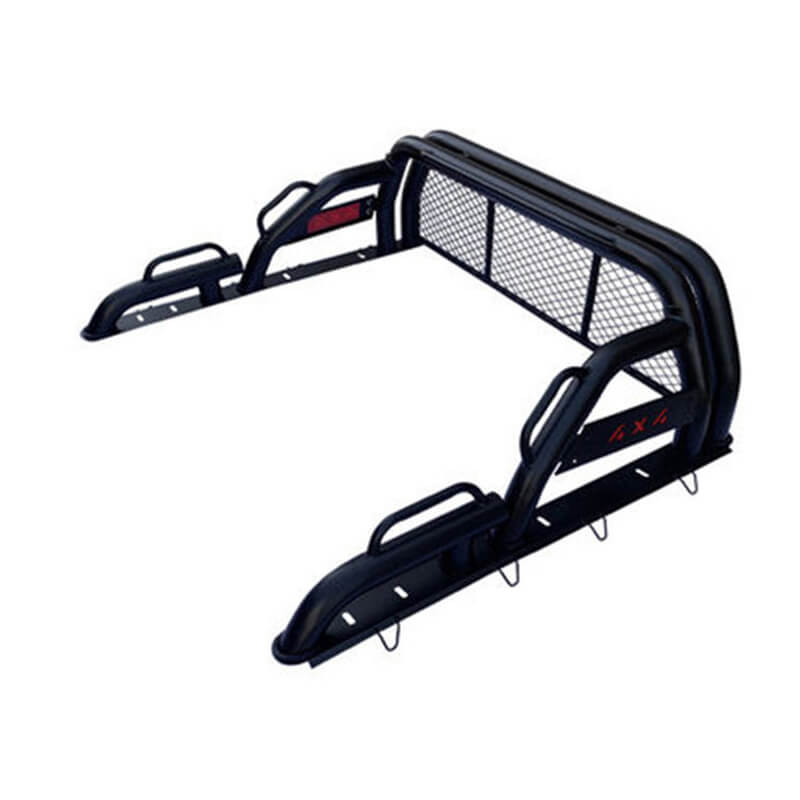 Universal 4x4 Off - Road Roll Bar for Dodge Ram | Heavy - Duty Stainless Steel Black Bed Cage | Exterior Accessories for Ram 1500/2500 Pickups - AutoToolCabinets