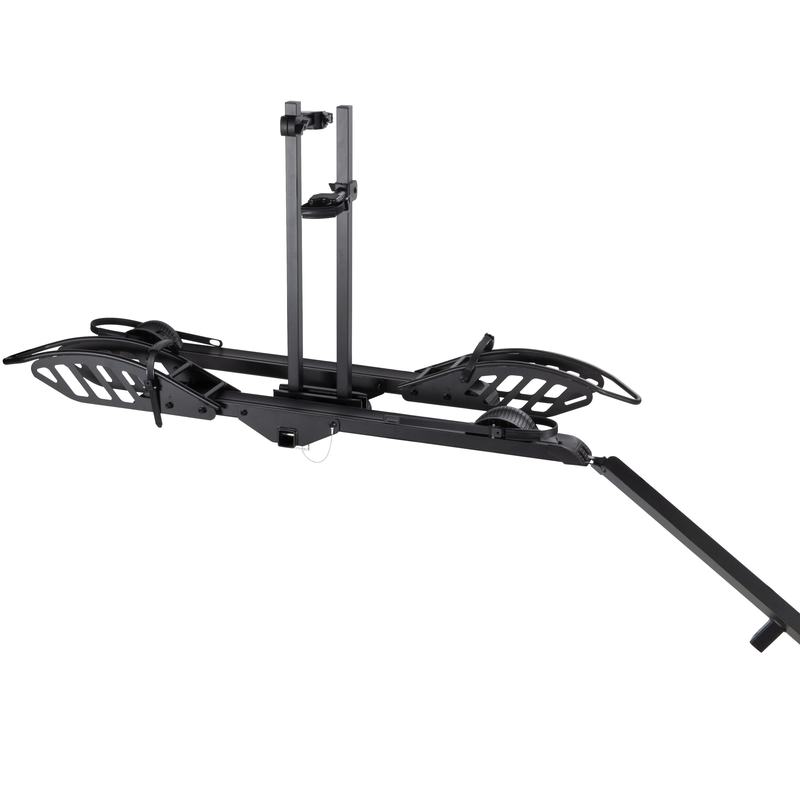 Universal Hitch Mounted Bike Rack for E - Bikes | 200 lbs Heavy Duty 2 - Bicycle Carrier | Supports 5 - Inch Fat Tires with Integrated Ramp for SUVs & Cars | Model BRA0102 - AutoToolCabinets