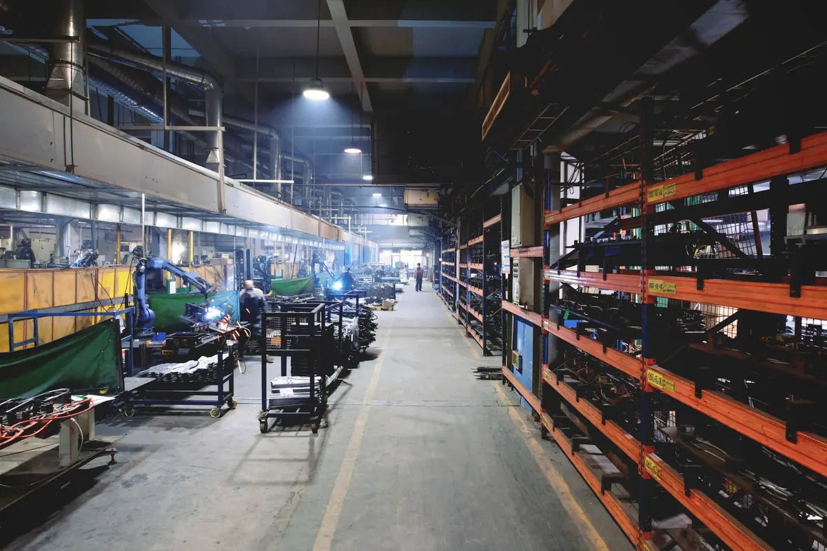 LANSHUO robotic welding production workshop for metal products